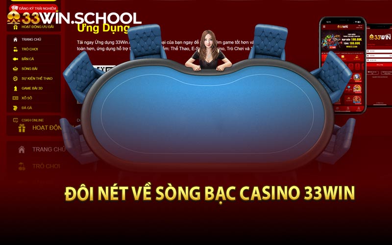 Đôi nét về sòng bạc casino 33Win