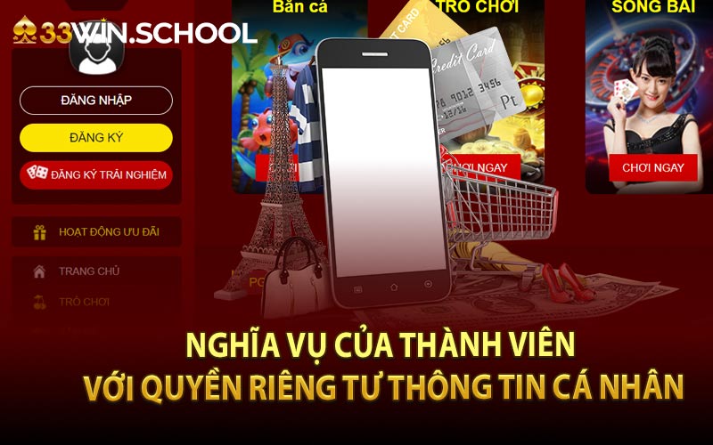 Nghĩa vụ của thành viên với quyền riêng tư thông tin cá nhân